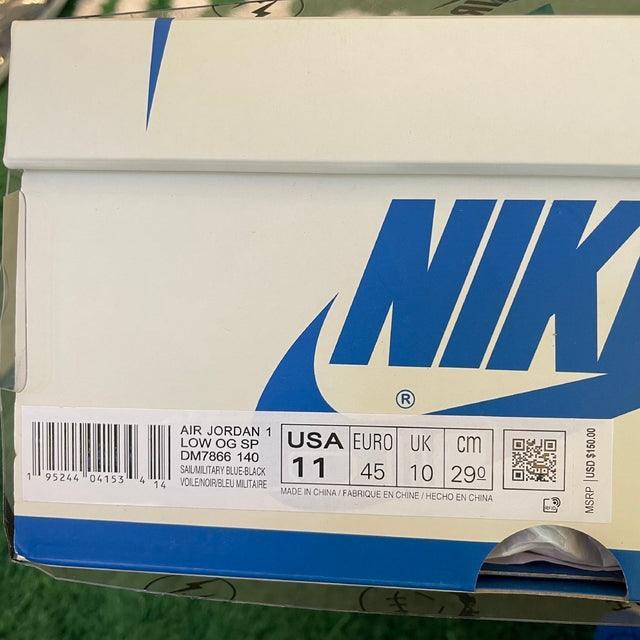 TENIS NIKE AIR JORDAN 1 LOW OG SP "TRAVIS SCOTT X FRAGMENT"