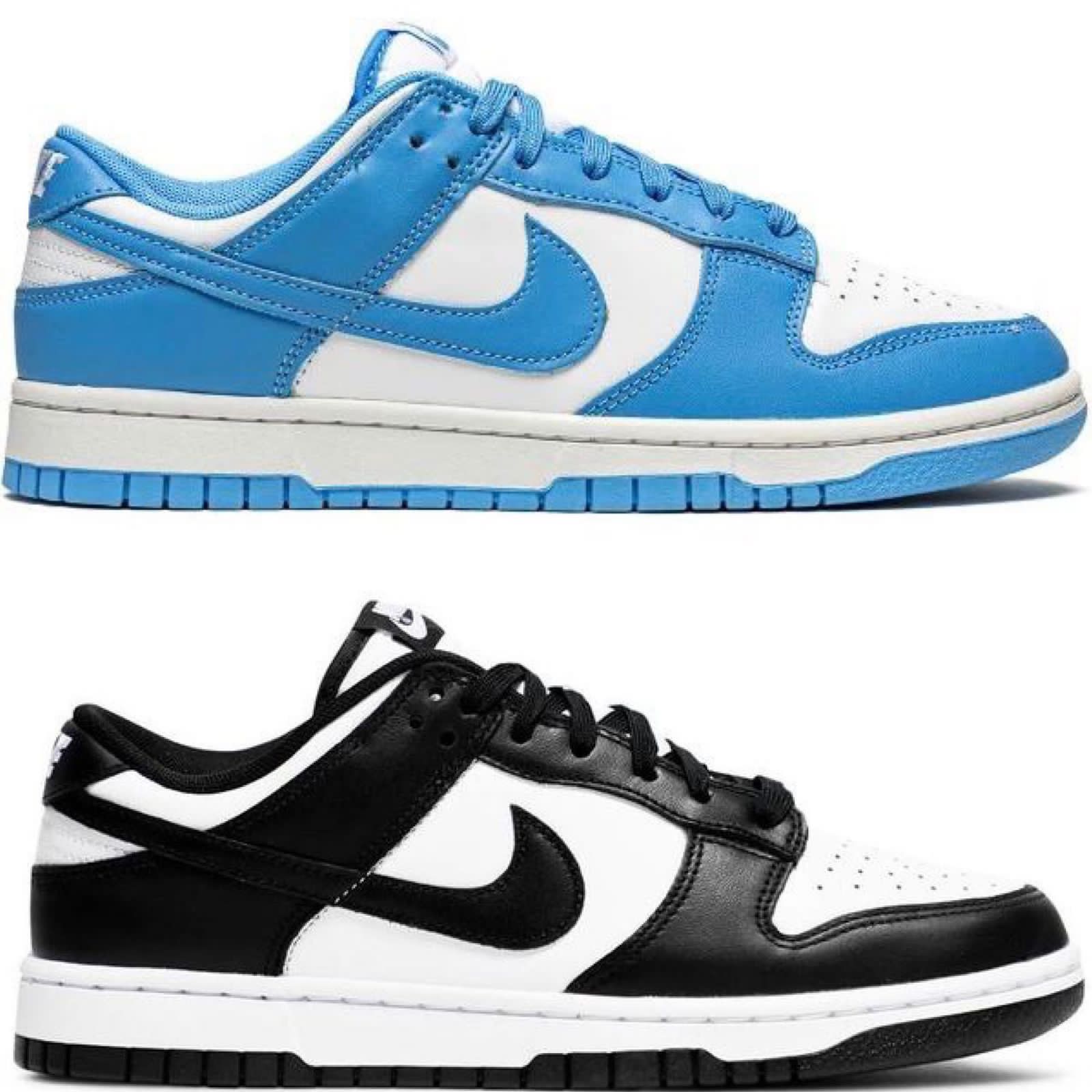 Dunk Low Preto/Azul - Compre 1 Leve 2