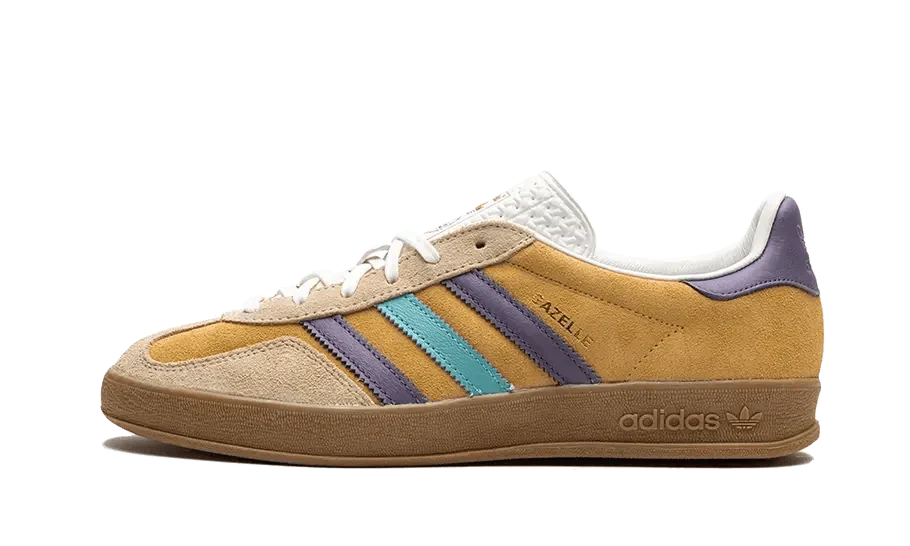 Adidas Gazelle Indoor Glow Laranja Sombra Violeta