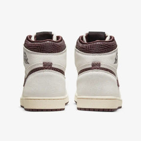 A Ma Maniere x Air Jordan 1 Sail and Burgundy