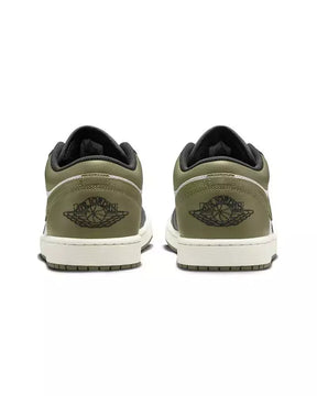 Jordan 1 Low GS "Black/Medium Olive"