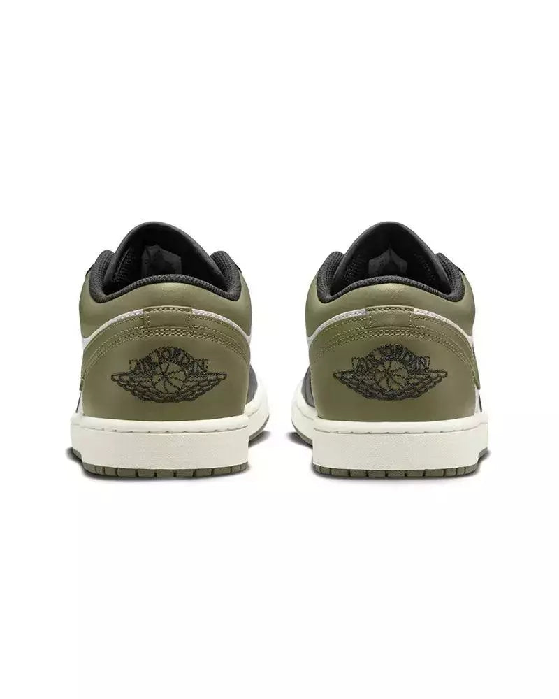 Jordan 1 Low GS "Black/Medium Olive"