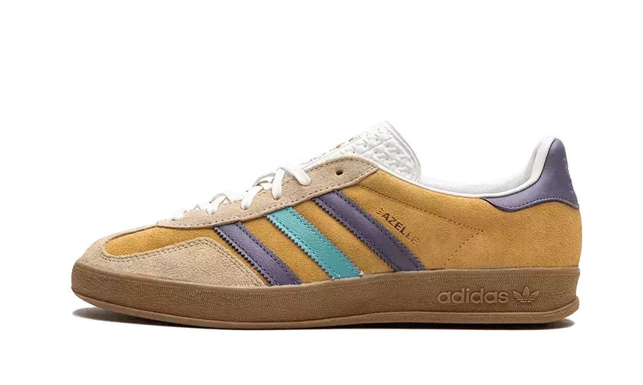 Adidas Gazelle Indoor Glow Laranja Sombra Violeta